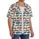thumbnail image 2 of Fotbe Train Camisa Estampada de Manga Corta para Hombre, Casual de Verano, Estilo Playero, Sin Arrugas-3X-Large, 2 of 5