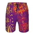 thumbnail image 3 of Vsdgher Bright Textured Animal Men's Beach Shorts, Surfing shorts, Swim trunks, Quick Dry Swim Trunks for Surfing Beach Fun -Large, 3 of 6