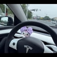 thumbnail image 4 of Sanrioed-muñeco de peluche Kuromi de dibujos animados para coche, limpiaparabrisas, señal de giro, espejo retrovisor decorativo para coche, colgante, accesorios de Interior Kawaii, 4 of 5