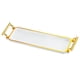 thumbnail image 4 of Bandeja rectangular BLESIY para servir Con asas organizador de encimera blanca, 4 of 8