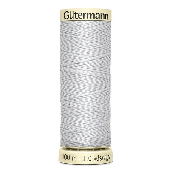 Gutermann Sew-All Polyester Silver Thread, 110 Yd.