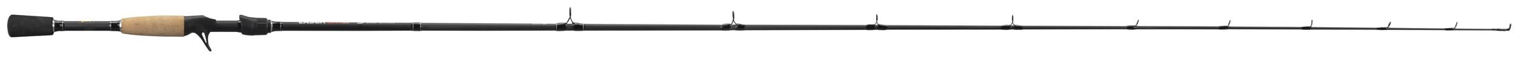 Lew's Laser SG1 Casting Fishing Rod, 7-Foot 2-Piece Rod, Medium-Heavy Power, Black