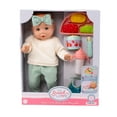 thumbnail image 2 of My Sweet Love Meal Time Baby Doll Play Set, Ivory and Sage Outfit, 14-inch Doll, 12 Pieces Included, 2 of 8