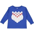 thumbnail image 3 of Inktastic Ten Pins for Bowling Boys or Girls Long Sleeve Toddler T-Shirt, 3 of 5