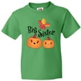 thumbnail image 3 of Inktastic Big Sister Pumpkins with Fall Leaves Youth T-Shirt, 3 of 5