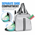 thumbnail image 4 of Pickleball Tote Bag for Women with Shoe Compartment, Fits 2 Paddles,PB07, 4 of 7