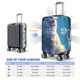 thumbnail image 5 of Haiem Clear Sky Blue Cat Luggage Cover Printed Suitcase Covers for Luggage Elastic Washable Suitcase Protector Fits 18-32 Inch Luggage-X-Large, 5 of 8