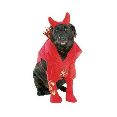 Rubies Devil'd Lil Devil Dog Halloween Costume, Medium