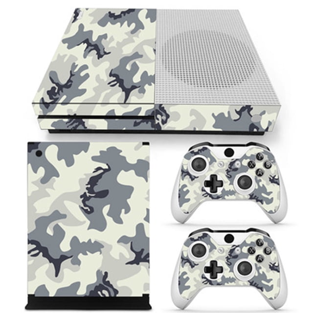 Etiqueta engomada de la consola Etiqueta engomada de la piel del vinilo de la fibra de carbono para la consola y los controladores delgados de Xbox ONE Adepaton 2033388-16