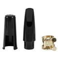 thumbnail image 6 of Alto Sax Saxophone Mouthpiece Plastic with Cap Metal Buckle Mouthpiece Patches Pads Cushions, 6 of 8