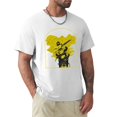 thumbnail image 1 of Camiseta con estampado de Bananas para hombre camisa de cuello redondo con estampado de rey y el lagarto Gizzard mago volador microtono, 1 of 7