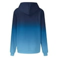 thumbnail image 4 of IROINNID Sales Hoodie for Women Fall And Winter Long Sleeve Gradient Hooded Tops Casual Versatile Loose Fit Daily Pullover with Pocket,Blue, 4 of 5