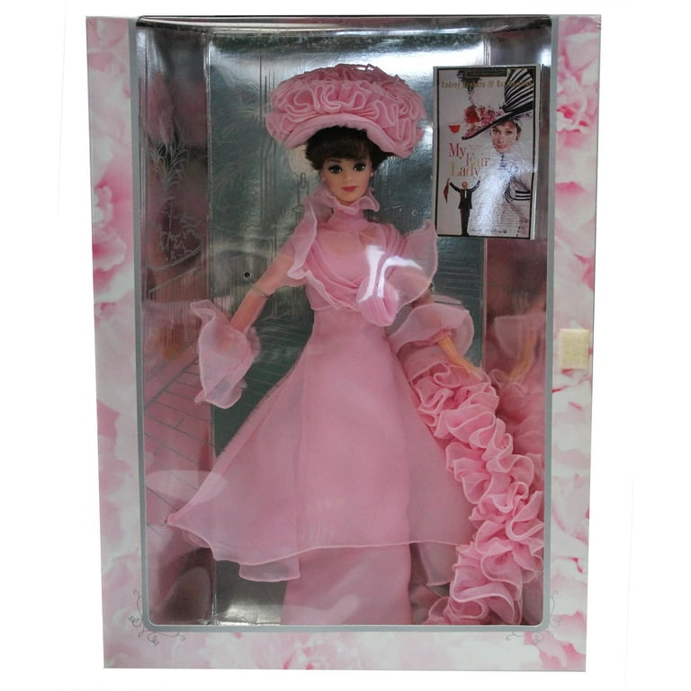 Barbie as Eliza Doolittle Doll in My Fair Lady Closing Scene Pink Chiffon  Gown - Walmart.com