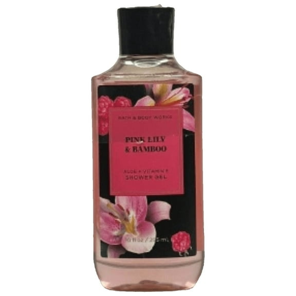 Bath & Body Works PINK LILY & BAMBOO Shower Gel, 10 fl oz