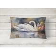thumbnail image 2 of Swan Throw Pillow 12 in x 16 in, 2 of 4