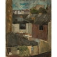 thumbnail image 2 of Tadeusz Makowski 15x18 Black Ornate Wood Framed Double Matted Museum Art Print Titled - View Through the Window of a Workroom (1914), 2 of 5