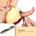 thumbnail image 2 of Vegetable Fruit Peelers Professional Small Food Peel Device Stainless Steel Manual Apples Carrots Peeling Tool, 2 of 7