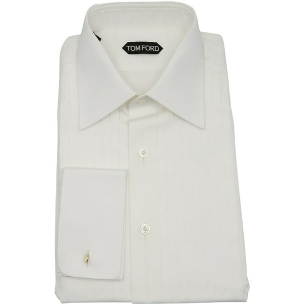 Tom Ford Men's White Formal Dress Shirt - 43-17 (Xl) 