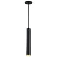 thumbnail image 2 of Nuvo Lighting Century 12 Watt 16" LED Pendant Matte Black and Brushed Brass Finish, 2 of 5