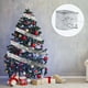 thumbnail image 4 of 1 UNID árbol de navidad tira de luz creativa chic luminosa cinta decoración luz de luz, 4 of 7
