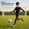 thumbnail image 4 of LANBAOSI Kids Boys Thermal Underwear Set Long Johns Base Layers Set Size L, 4 of 8