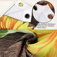thumbnail image 5 of Wesan Sunflower Floral Blackout Curtains for Bedroom Living Room Decor Grommet Window Drapes 84"x63", 5 of 7