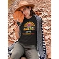 thumbnail image 2 of Happy Hallothanksmas T-Shirt Women -Smartprints Designs, Female Medium, 2 of 4