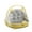 Yellow, variant on Portable Transparent Silkworm Breeding Habitat Cage, 8.27"x6.69"x7.87" Small Animal Tank with Handle, for Reptiles & Insects, Purple