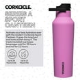 thumbnail image 2 of Botella de agua Corkcicle Sport Canteen con aislamiento de 590 ml, color fucsia, 2 of 9