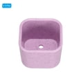 thumbnail image 3 of Uxcell 2" Square Plastic Succulent Planter with Drainage Flowerpot Container, Purple 3 Pack, 3 of 5