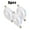 Transparent White, variant on 3 Pcs In-line Bubble Float Fishing Hollow Balls Floats Slide Bubbles Line Through