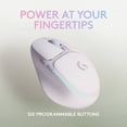 thumbnail image 4 of Logitech G705 Wireless Gaming Mouse, Customizable LIGHTSYNC RGB Lighting, LIGHTSPEED Wireless, Bluetooth Connectivity, Lightweight, PC/Mac/Laptop - White Mist, 4 of 8