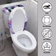 thumbnail image 3 of FORUDESIGNS Galaxy Butterfly Pattern Toilet Lid Cover Set of 2, Comfortable Bathroom Toilet Lid Cover Seat, Toilet Tank Lid Protector Fits Most Size Toilet Lids for Restroom, 3 of 8