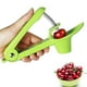 thumbnail image 1 of Pitter de cerezas con varilla de acero inoxidable y soporte de silicona de calidad alimentaria, 1 of 5