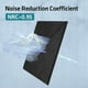 thumbnail image 4 of Paquete de 12 Paneles AcúSticos, Paneles Decorativos de InsonorizacióN de 12 X 12 Pulgadas, Paneles AcúSticos de Pared y Techo Negros, 4 of 7