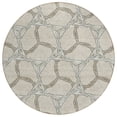 thumbnail image 2 of Addison Rugs Chantille Indoor/Outdoor Transitional Geometric Beige Washable Round Rug, 8' x 8', 2 of 6