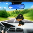 thumbnail image 6 of Dog Dashboard Car Interior Swing Decoration, Innovative Car Accessories, Resin Dog Car Pom-Pom Decoration with Spring Base, Suitable for Vehicles or Offices as Fun Decorations, 6 of 6