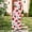 Pink, variant on DAETIROS Girls Strawberry Print Maxi Dress Short Sleeve Pockets Soft Comfortable Casual Flowy Long Dress for Kids Pink,Size 9 T
