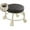 Black, variant on Universal Wheel Rolling Stool, Low Roller Seat with Reinforced 360° Swivel Wheels & Thick Metal Frame, 360° Movement Comfortable Ergonomic Cushion Seating