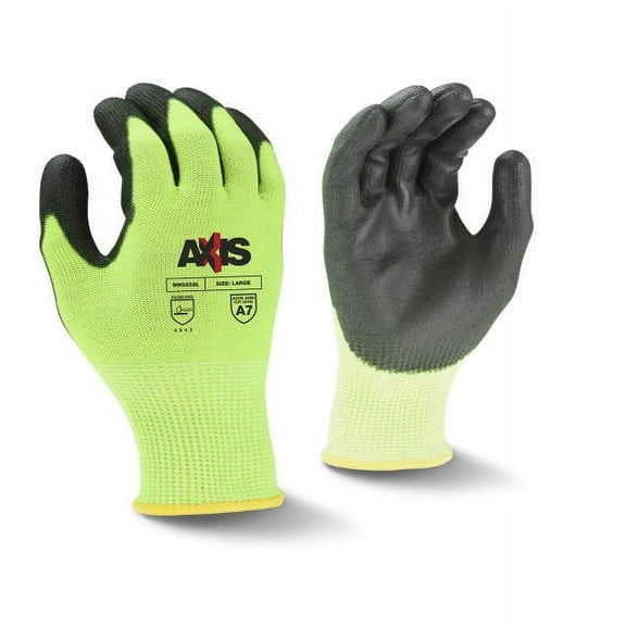Radians RWG558 AXIS Cut Protection Level A7 PU Coated Glove (Each)