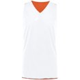 thumbnail image 2 of ASI 2XL Maillot Réversible en Maille Adulte 161.320. 2.0&44; Orange & Blanc - 2XL, 2 of 6