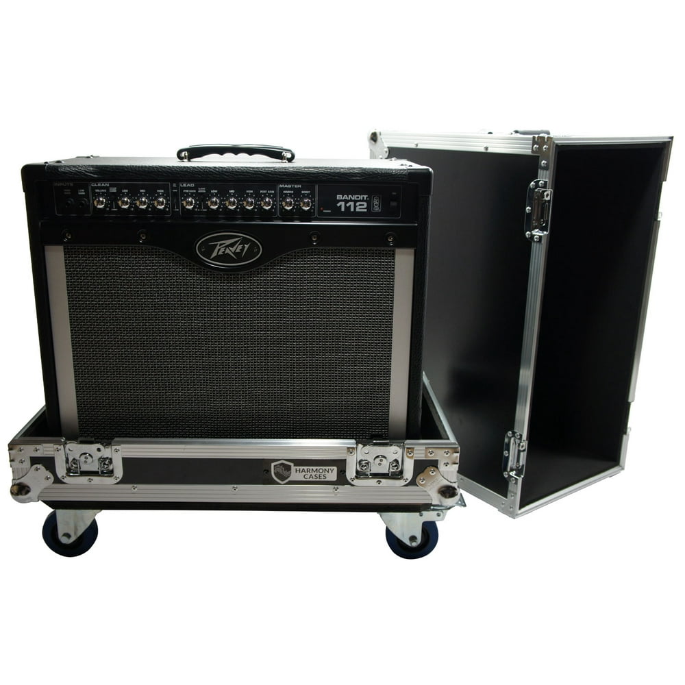 Harmony HCGC212C Universal 1X12 Electric Guitar Combo Amp Rolling Flight Case