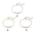 thumbnail image 4 of Pulseras de circón para mujer, brazalete con purpurina, accesorio de moda ajustable, rama, estilo elegante, cadena de mano, boda, banquete, Ropa, zapatos y accesorios Miscelánea Oro rosa Guardurnaity AP018707-03, 4 of 6