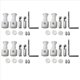 thumbnail image 1 of 4X Kits de Fijación para Inodoros Suspendidos Tornillos de Fijación Pernos de Fijación Montaje en Pared Universal Asiento de Inodoro Pernos de Fijación Juego de Tornillos, 1 of 5