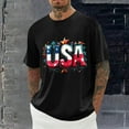 thumbnail image 2 of Taqqpue 4th of July Shirts for Men American Flag Patriotic T-Shirt Independence Day Graphic Short Sleeve Tee Tops Plus Size M-4XL, 2 of 5