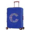 thumbnail image 1 of 2024 Luggage Covers Travel Accessories Suitcase Cover Protector Reusable Washable 18-32inch Text Letter Printed Pattern Series 8text C S, 1 of 6