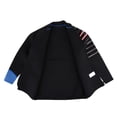 thumbnail image 4 of Trajes de buceo de 3 mm, chaqueta de manga larga con cremallera para hombre, para nadar y surfear. 2XL, 4 of 9