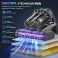 thumbnail image 4 of HKAI Mattress Vacuum Cleaner with UV Light & Heat, 16Kpa Strong Suction, HEPA Filter for Bed, Couch, Carpet Pet Hair, Corded 600W, Gray, 4 of 8