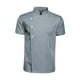 thumbnail image 4 of Chaqueta de chef para hombre y mujer, ropa de chef, ropa de camarero, botones a presión, transpirable con 4XL, 4 of 9