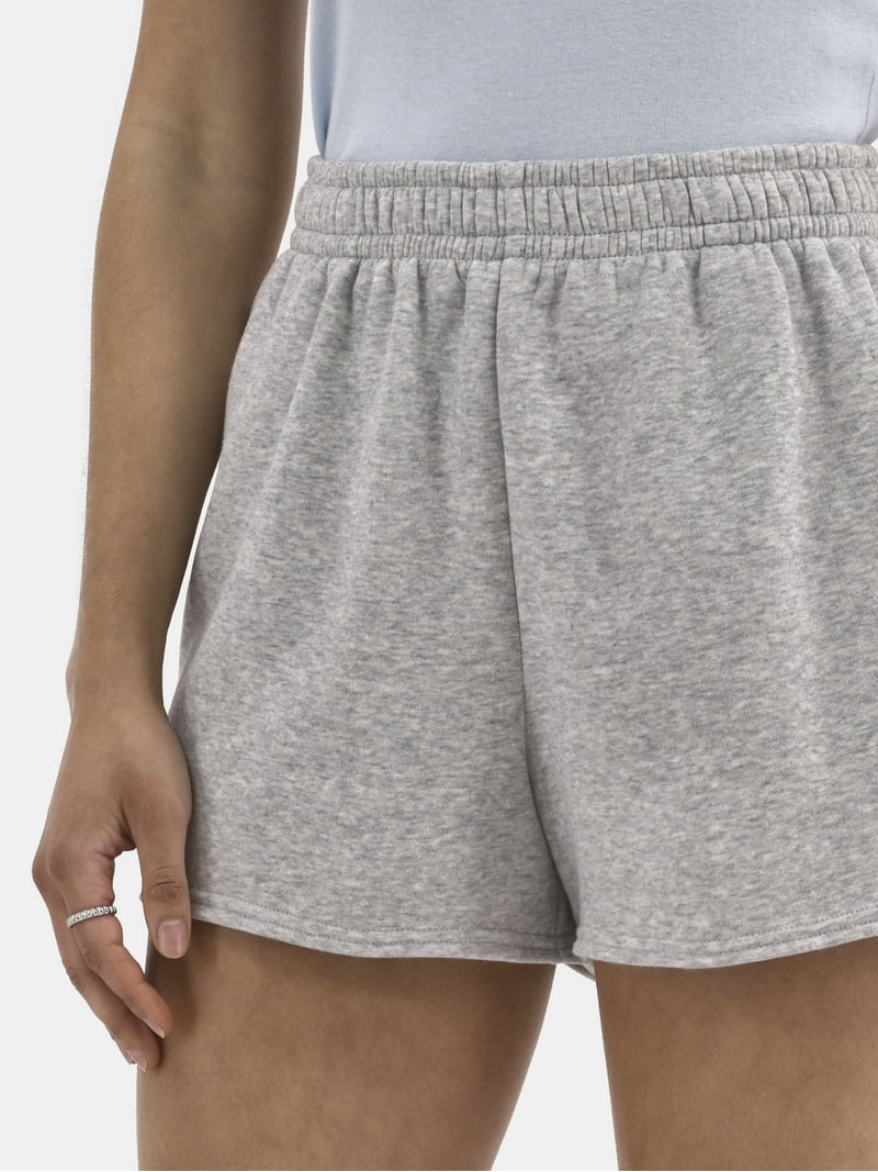 No Boundaries Women's Fleece Shorts 1 or 2 Pack Relaxed Fit